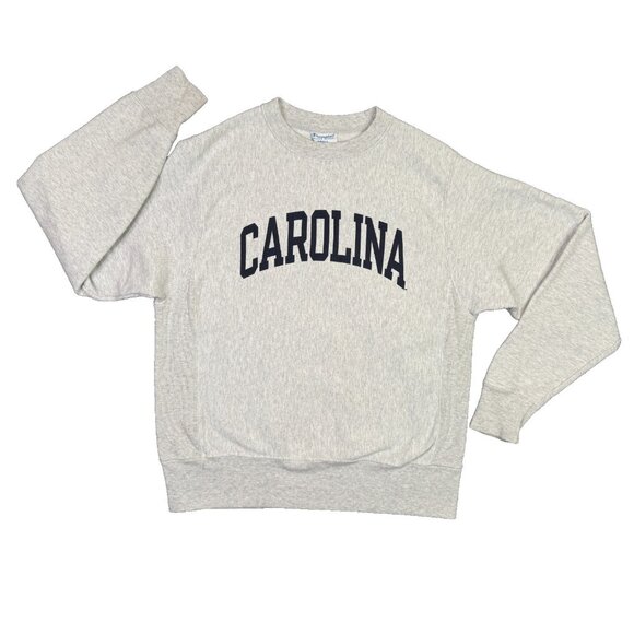 Champion Other - Carolina Sweatshirt Adult Small S Gray Champion Reverse Weave Crewneck Pullover